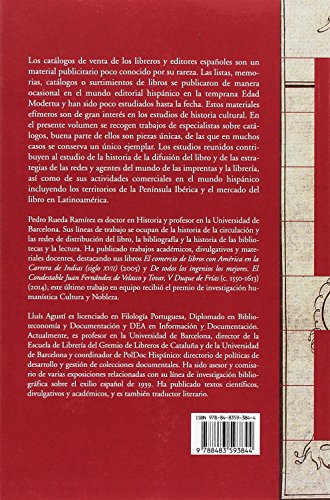 Publicidad del libro en el mundo Hispánico. Siglos XVII-XX