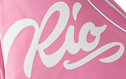 Rio Roller Script Skate Bag, Bolsa de tela y de playa Unisex Adulto, Multicolor (Teal/Coral), 24x15x45 cm (W x H x L)