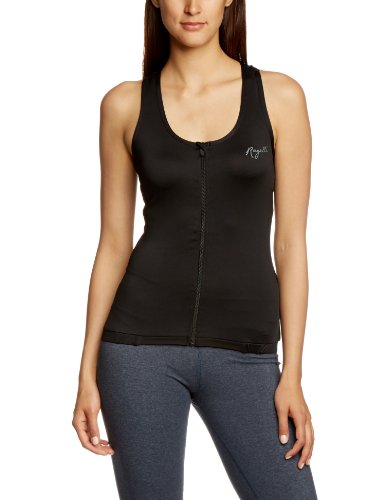 Rogelli - Camiseta de Tirantes para Mujer, Talla XS, Color Negro