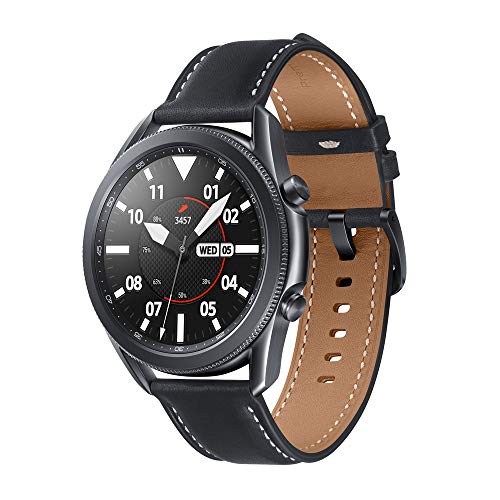 SAMSUNG Galaxy Watch3 - Smartwatch de 45mm, Bluetooth, Reloj inteligente Color Negro, Acero [Versión española] (SM-R840NZKAEUB)