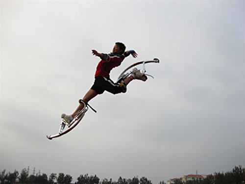 Skyrunner Authorized Company Eoedeal Zapatos canguro zancos de salto de ejercicio físico Bouncing | para Mujer Peso de la carga: 90 ~ 110kg / 200 ~ 242 Lbs Negro