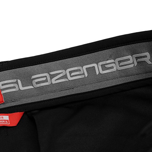 Slazenger Performance - Pantalones de golf para hombre (corte recto) Negro W32