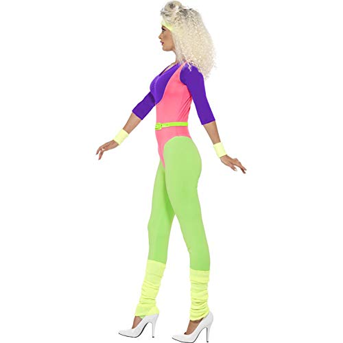 Smiffy's 80s Work out Costume, with Jumpsuit