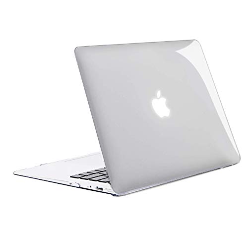 TECOOL Funda MacBook Air 13 Pulgadas (Versión: 2010-2017, Modelo: A1466 / A1369), Delgado Cubierta Plástico Dura Case Carcasa con Tapa del Teclado para MacBook Air 13.3 Pulgada - Transparente