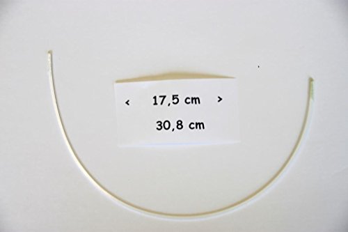 Telliswelt BH - Aros de Repuesto, para Distintos tamaños, Metal Revestido, 9-17.5x30.8