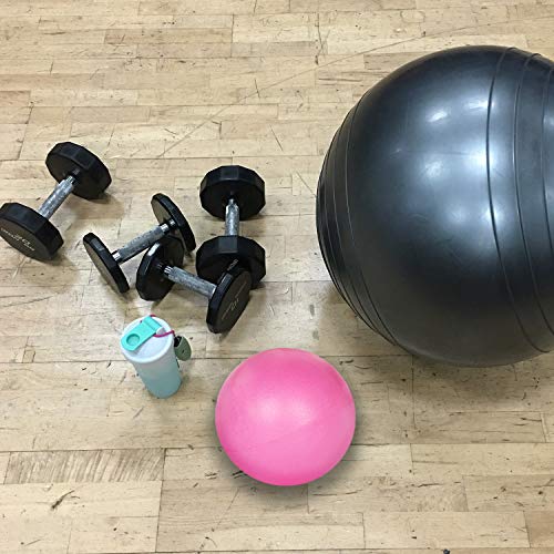 TRIXES Balón Espuma PVC Rosa Ayuda para Ejercicios de, Fortalecimiento, Yoga Gimnasia, Ejercicios Pilates