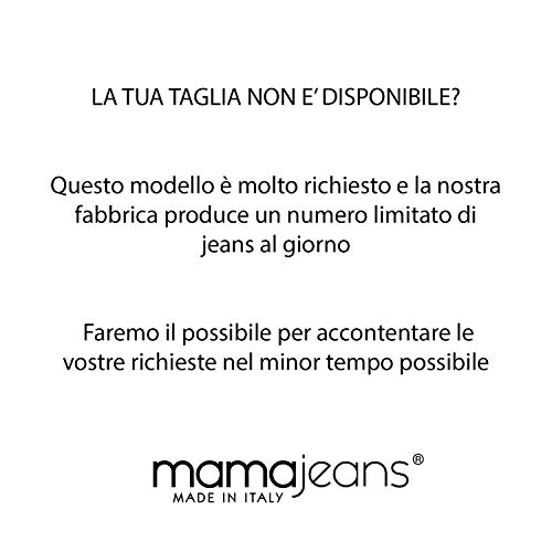 Vaqueros Premamà, la Prenda Esencial para tu guardarropa de Embarazada - Made in Italy (ES 40 - (M), Denim)