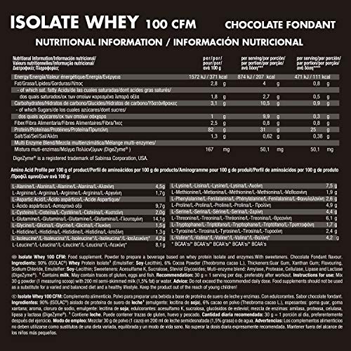 Weider Isolate Whey 100CFM 908gr Chocolate. 100% aislado de proteina de suero. Cero azúcar, cero aspartamo, con stevia, con dygezime, con BCAA, apto para veganos. Isolac. Para dietas keto.