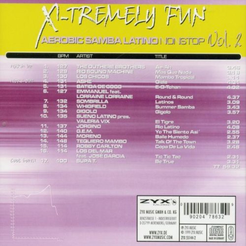 X-Tremely Fun: Aerobic Samba Latino, Vol. 2