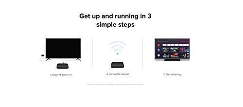Xiaomi MI TV BOX S - Reproductor streaming en 4K Ultra HD, Bluetooth, Wi-Fi, Asistente de Google con Chromecast, Negro