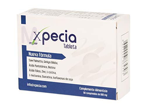 Xpecia Hombres Original- Vitaminas biotina saw palmetto anticaida bloqueador DHT crecimiento cabello