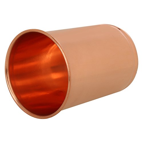 Zap Impex - Juego de 8 vasos de cobre puro y cobre