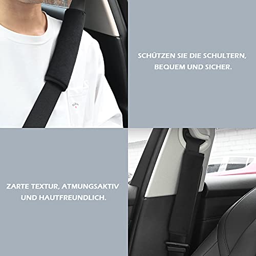2 piezas de almohadilla para el cinturón de seguridad del automóvil, correa para el hombro del cinturón de seguridad para niños, correa para el hombro de la mochila, adecuada para viajar, mochila