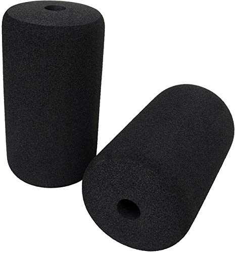 2 rodillos de repuesto de espuma para máquina de ejercicio de fitness 180 x 80 mm (2 piezas)