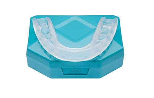 2 x Férula Dental Placa de Descarga Nocturna Protector Bucal para dormir, contro Bruxismo Rechinar los dientes y los Trastornos del ATM (Emerald)