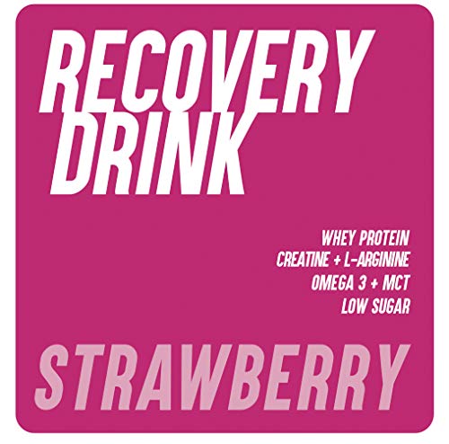 226ERS Recovery Drink | Recuperador Muscular con Proteína Whey, Creatina, Hidratos de Carbono, Triglicéridos y L-Arginina, Sin Gluten, Fresa - 1000 gr