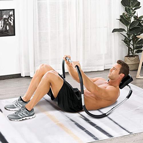 AB Trainer Trimmer - Entrenador abdominal profesional para abdominales con reposa la cabeza para sentadillas y potencia muscular ideal para entrenamiento en casa