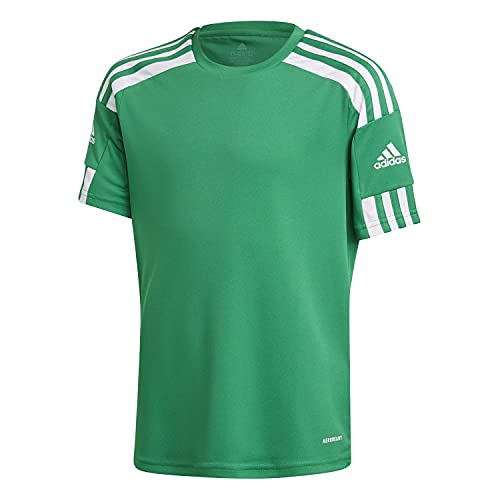 adidas GN5743 Squad 21 JSY Y T-Shirt Boy's Team Green/White 5-6A