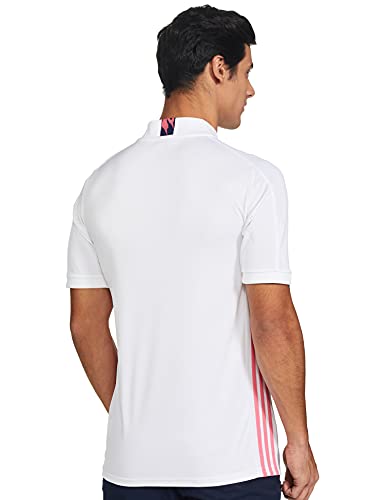 Adidas Real Madrid Temporada 2020/21 Camiseta Primera Equipación Oficial, Unisex, Blanco, M