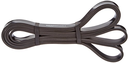 Amazon Basics - Banda elástica de resistencia y dominadas, 13,6 a 27,2 kg (1,9 cm de ancho)