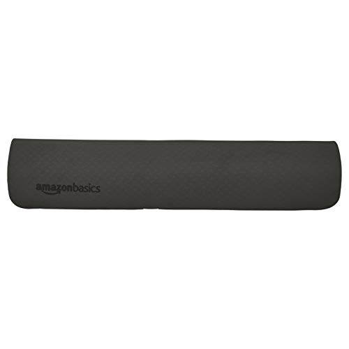 Amazon Basics - Esterilla de yoga de TPE, negro, 0,76 cm