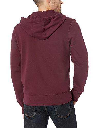 Amazon Essentials Full-Zip Hooded Fleece Sweatshirt sudadera, Rojo (burgundy), X-Large