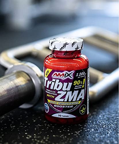 AMIX - Complemento Alimenticio - Tribu-ZMA - 90 Tabletas - Recuperador Muscular - Estimula la Testosterona - Aumenta la Masa Muscular - Complemento Deportivo
