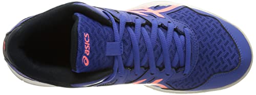 ASICS Gel-Task 2 MT, Zapatillas de Indoor Court Mujer, Lapis Lazuli Blue Blazing Coral, 38 EU