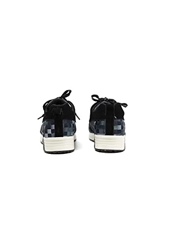 B M BERNIE MEV NEW YORK Women's Carly Shoes - Una Deportiva Zapatilla Ultra Ligera, Confort, perfercto para Caminar, con Plantilla de Memory Foam y Suela Ultra Ligero (Black Ombre, Numeric_36)