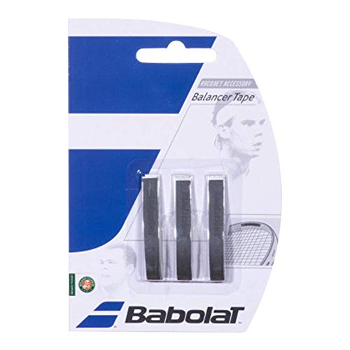 Babolat Balancer Tape 3 X 3 Accesorio Raqueta de Tenis, Negro, Talla Única