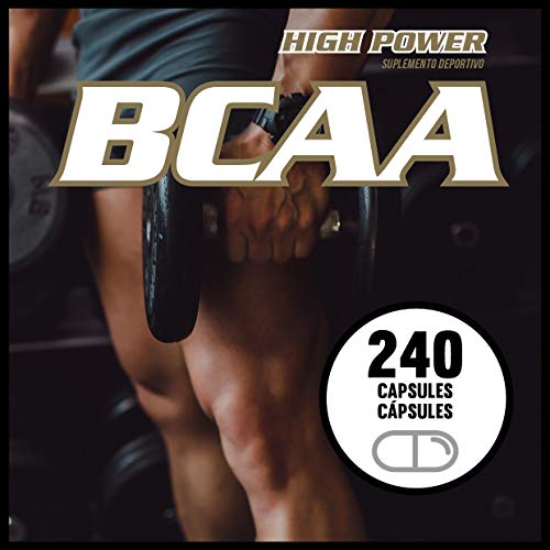 BCAA 240 Cápsulas| Suplementos deportivos con aminoácidos ramificados y esenciales| Suplemento para mejorar la recuperación muscular| QUALNAT