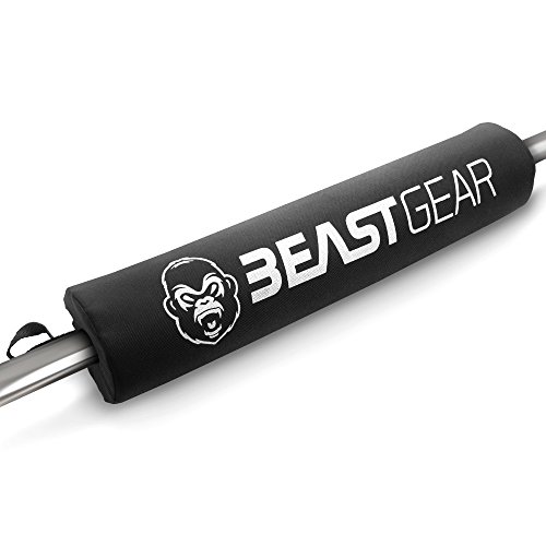 Beast Gear Almohadilla Barra Gimnasio - Barras Fitness con Espuma para Pesas, Maquina Hip Thrust, Crossfit, Sentadillas - Soporte y Proteccion Hombros