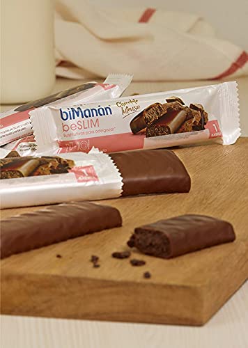 BiManán beSLIM - Barritas Sustitutivas Chocolate Intenso, para Control de Peso - Caja de 10 unidades