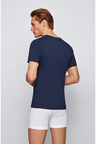 BOSS T-shirt Rn 3p Co, Camiseta, para Hombre, Azul (Open Blue 497), Small