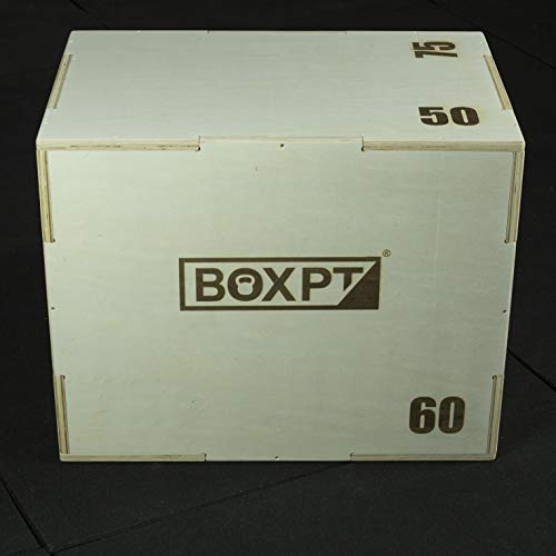 BOXPT Cajón Pliométrico en Madera 50/60/75 cm