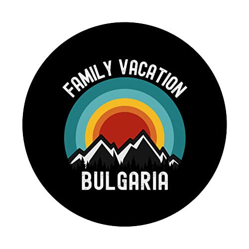 Bulgaria traje de vacaciones familiares a juego PopSockets PopGrip Intercambiable