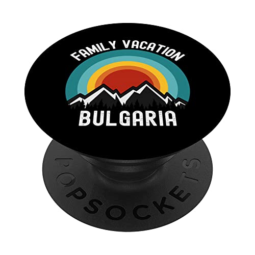 Bulgaria traje de vacaciones familiares a juego PopSockets PopGrip Intercambiable