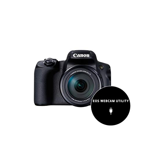 Canon PowerShot SX70 HS - Cámara bridge de 20.3 MP (zoom óptico de 65x, DIGIC 8, 10 fps, Vídeo 4K, LCD, ángulo variable) negro