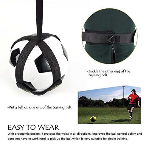 Cinturón de entrenamiento de fútbol elástico para niños y adultos, adecuado para fútbol, volley-Ball, cinturón auxiliar de entrenamiento simple de rugby