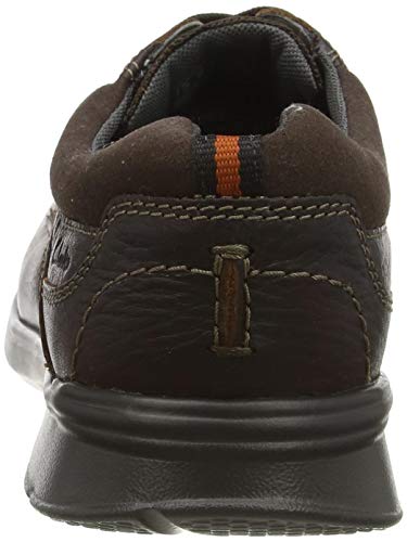 Clarks Cotrell Edge, Zapatos de Cordones Derby Hombre, Marrón (Brown Oily), 43 EU
