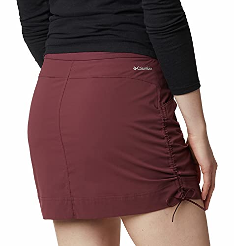 Columbia Mujer Anytime Casual Skort, Malbec, pequeño