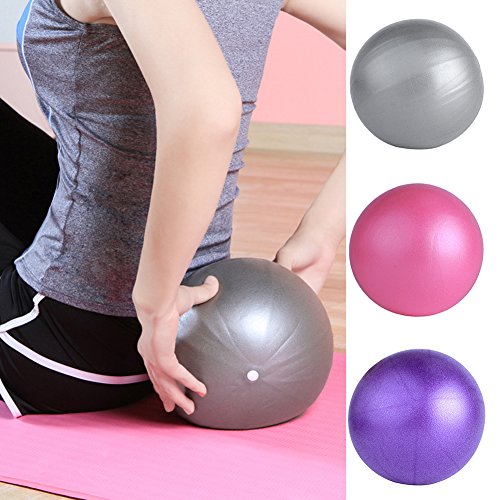 CxIACom - Pelota de yoga a prueba de explosiones para ejercicios de espesor, mini pilates, Fitball para niños y mujeres, color rosa, tamaño talla única, 0.23