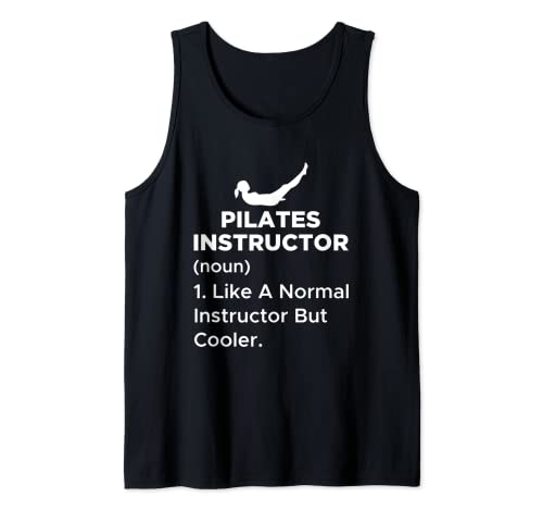Definición divertida del instructor de pilates para una máquina casera usada Camiseta sin Mangas