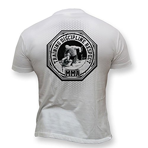 Dirty Ray Artes Marciales MMA Fighter camiseta hombre T-shirt DT3 (XL)