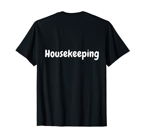 Diseño del equipo de Housekeeping para hoteles. Camiseta