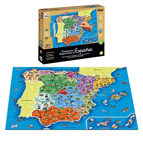 Diset - Provincias y Autonomías de España, Puzle educativo para aprender la geografía española a partir de 5 años