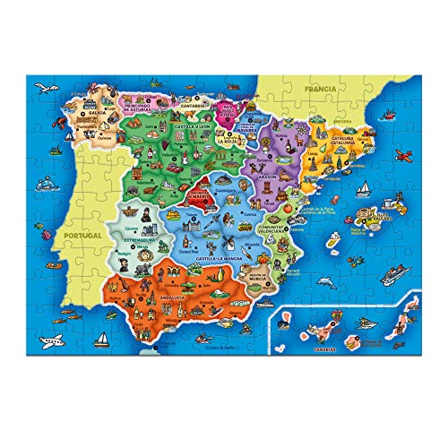 Diset - Provincias y Autonomías de España, Puzle educativo para aprender la geografía española a partir de 5 años