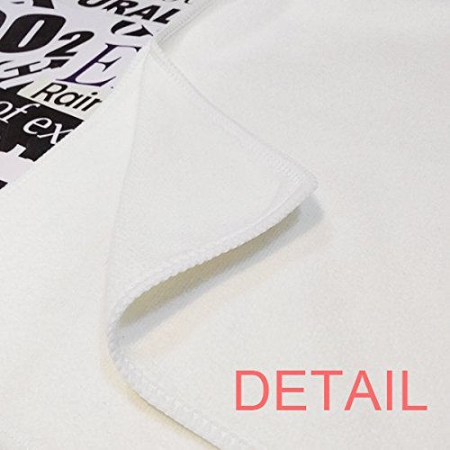 DIYthinker Jordan Asia Emblema Nacional Circlet Blanca Toallas Toalla Suave paño de 13X29 Pulgadas 13 x 29 Pulgadas Blanco