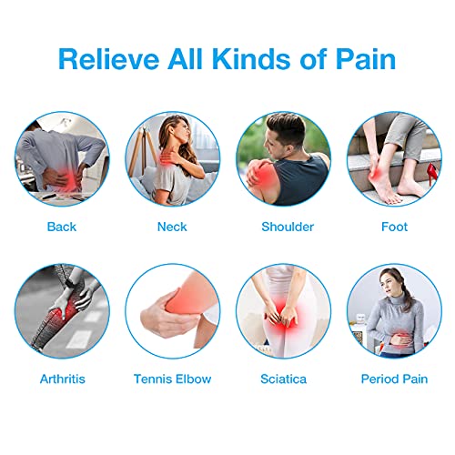 Easy@Home Alivio del dolor Electroestimulador TENS y electroestimulación muscular Rehabilitación EMS Masajes para el alivio del dolor 16 Programas de masaje 20 Niveles de intensidad