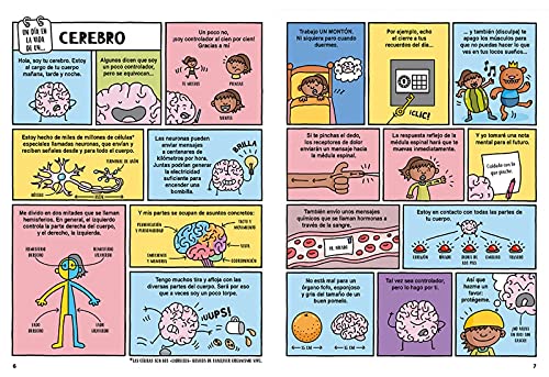 El cuerpo humano en cómic. 101 curiosidades para niños y niñas (Súper Curiosos): Guía y enciclopedia divertida para aprender
